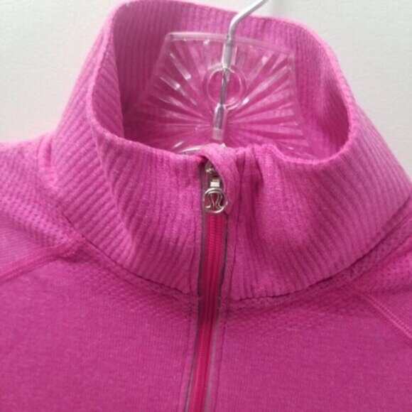 Lululemon Swiftly 1/2 Zip Pink Pullover Long Sleeve Shirt 6 - Picture 6 of 8